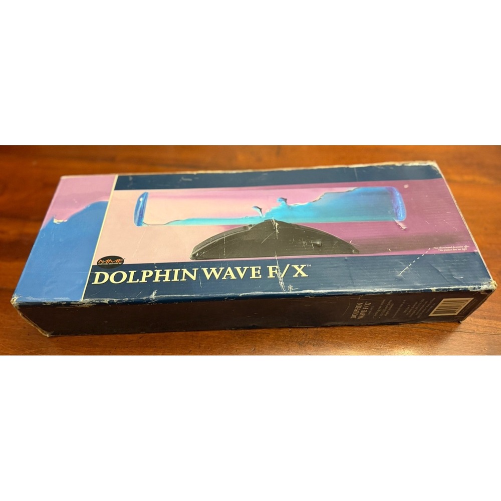 Vtg MME Dolphin Wave F/X Motorized Ocean Machine Model 4861 With Box Tested
